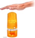 Distributeur de pilules - Porte-médicaments pour adultes et aînés - Caractéristiques de verrouillage - Arthrite amicale - Une pression, une pilule - Sans effort et hygiénique - 75 comprimés ronds