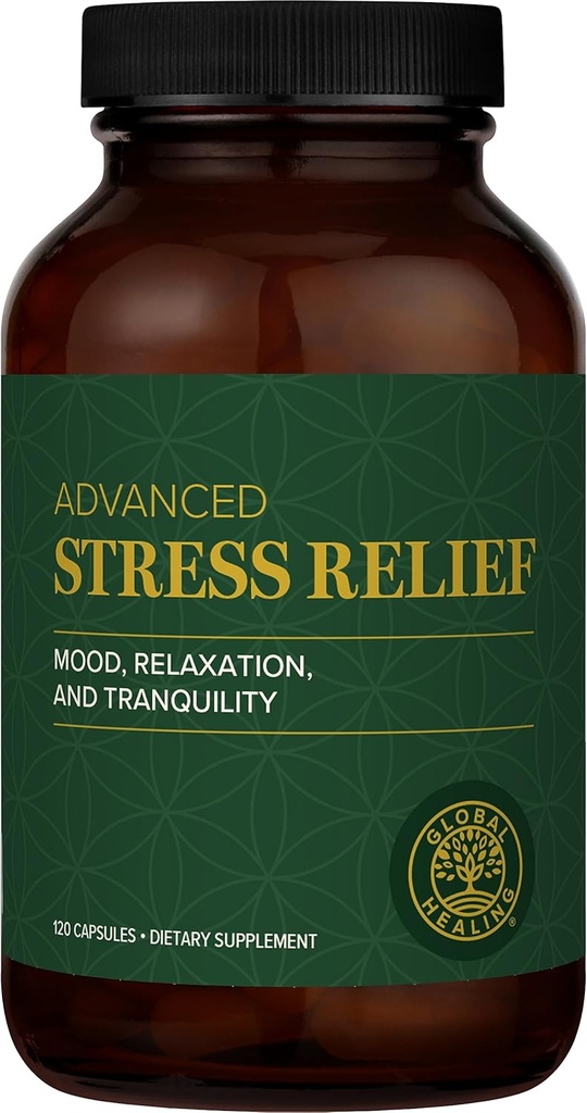 Global Healing Center - Supplément anti-stress avec Orotate de lithium - Un support calmiste avancé aide à atténuer le stress et à améliorer la fonction - Suppléments de lithium - (120 capsules)