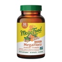 MegaFood MegaFlora Probiotiques + Prébiotiques Supplément curcuma - Prébiotiques et probiotiques pour les femmes et les hommes, santé digestive, 50 milliards UFC, 14 souches - 90 capsules (45 portions)