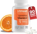 Vitamine C liposomique - 1000MG VIT C & 100MG Complexe Super Bioflavonoïde pour un bien-être amélioré.