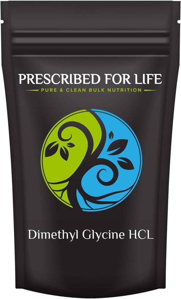 Prescribed For Life Dimethyl Glycine (DMG) Vitamin B16 Powder | Amino Acid Precursor | Energy and Immune System Booster | Natural, Gluten Free, Vegan, Non-GMO, 2 oz (57 g)