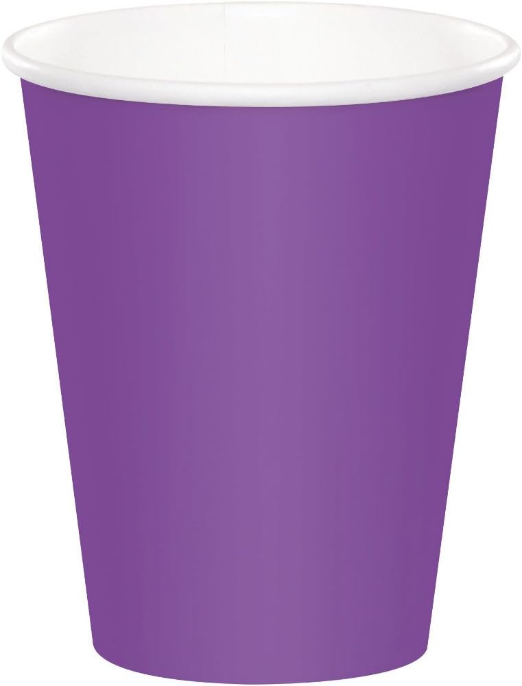 Coupe en papier d'améthyste, 24 comtes (paquet de 1), violet