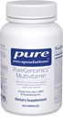 Pure Encapsulations PureGenomics Multivitamine - Supplément pour soutenir les besoins nutritionnels des variations génétiques communes - avec vitamine A, B, C, D, E, K & Minéraux - 60 Capsules