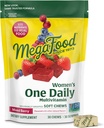 Méga-aliments pour femmes - Multivitamine pour les femmes avec folate, vitamine B6, B12, biotine, vitamine D - Delicious Mixed Berry Flavor - Végétarien, Non-OGM - 30 Chews