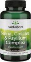 Swanson Senna Psyllium Cascara Complexe GI Tract Regularity Support 90 Capsules