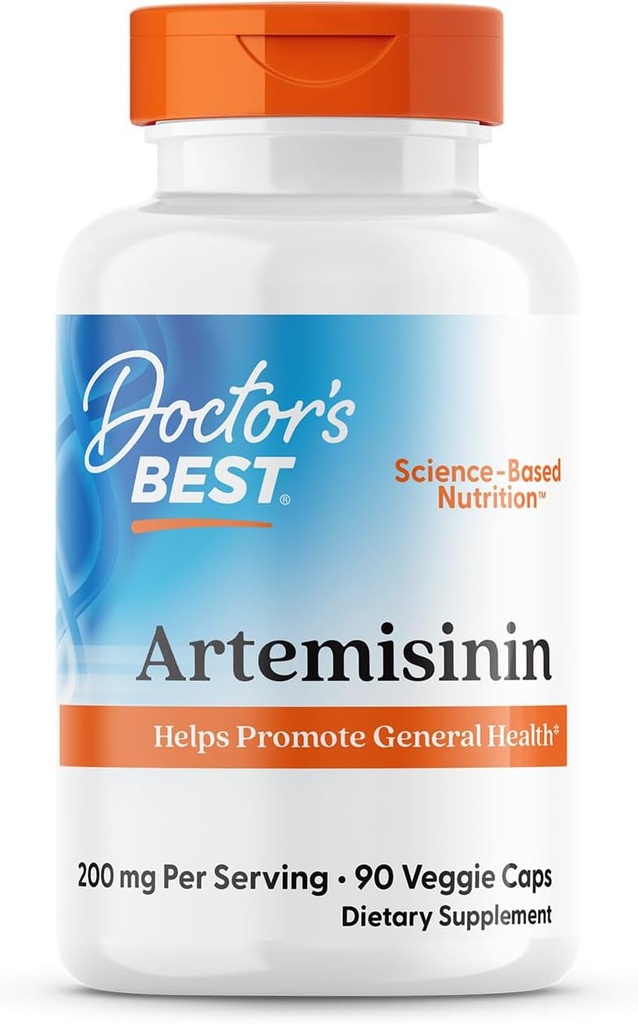 Doctors Best Artemisinin, Helps Promote General Health, Non-GMO, Gluten Free, Soy Free, Vegan 90 Veggie Caps
