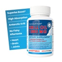 Huile de krill rouge premium de Rawleigh : 60 softgels non OGM, 1000mg d'huile d'Euphasia Superba par jour, riche en choline, Phospholipides, Astaxanthine, EPA & DHA Oméga-3 Acides gras, pour le cœur, les articulations, la santé du cerveau