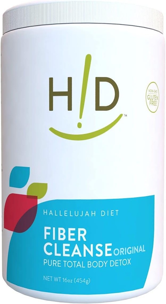 Alléluia Diet - Fibre nettoyant la poudre, pur supplément de détox en poudre pour le soutien alimentaire, l'équilibre digestif, et la santé de Gut, non aromatisé, 16-Ounces