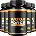 LIVORKA (5 Pack) Pilules VigorForce, Capsules VigorForce, formule avancée VigorForce, 300 Capsules pendant 5 mois