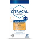 Calcium Citracal Plus D Lent Release 1200, 80 onglets