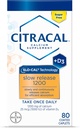 Calcium Citracal Plus D Lent Release 1200, 80 onglets