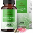 HerbAMAMA Mimosa Pudica Capsules de graines - 1000mg Mimosa Pudica Poudre d'extrait pour nettoyage digestif et detox - Vegan, Supplément de soutien digestif non-OGM, 100 capsules