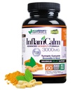 Formule 3000 InflamCalm pour femme avancé avec Turmeric, Curcumin, Enzymes et Boswellia. Végétarien, sans gluten - (paquetage mai vary)