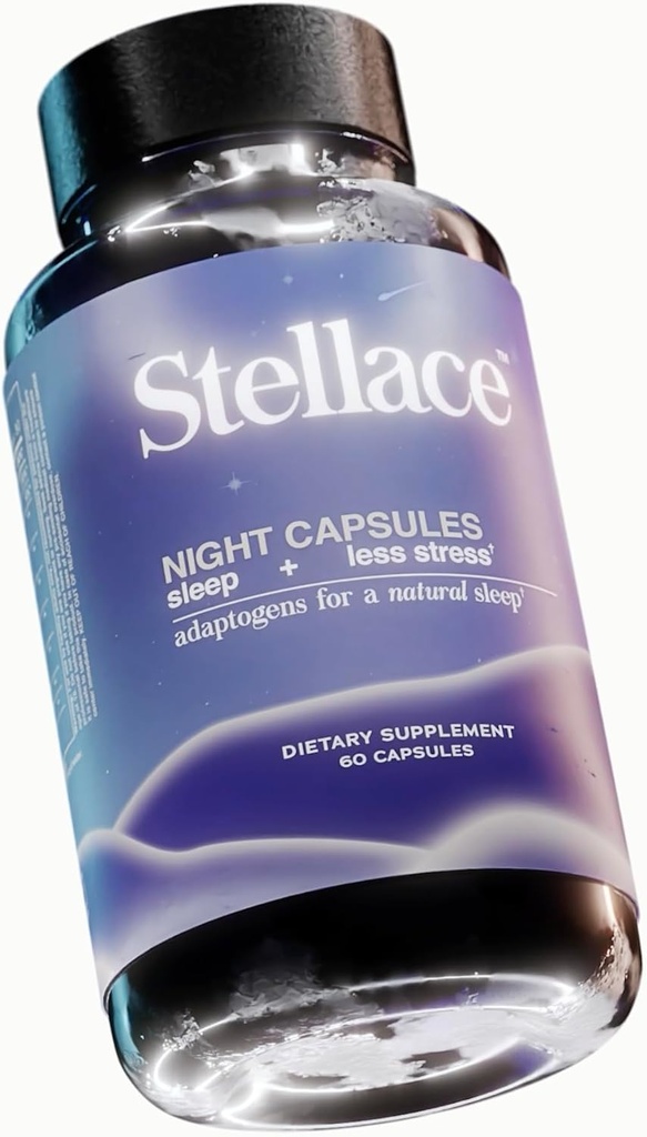 Supplément de sommeil Premium: Capsules de nuit Vegan avec Melatonine, Racine Valérienne et Gycinate de Magnésium - Aide au sommeil profond pour le repos conscient, Rééveil nocturne réduit - 30 jours