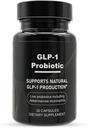 GLP-1 Probiotique - 500M AFU Multi-Strain Probiotique + prébiotique, naturellement soutenir la production GLP-1 et l'appétit Curb, libération retardée, essai tiers, pour les hommes et les femmes