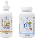 Eniva Omega 3 Huile de poisson de qualité supérieure Haute EPA/DHA et Vitamine liquide D3 (120 mL)