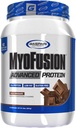 Gaspari Nutrition Myofusion Protéines avancées, mélange de protéines avec protéines de lactosérum, protéines caséines et protéines isolées, faibles graisses et sans gluten (2 livres, chocolat)