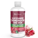 Bio Naturals Glucosamine liquide Chondroïtine MSM supplément de qualité pharmaceutique avec l'acide hyaluronique – soutien articulaire maximal - 32 fl oz