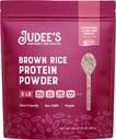 Poudre de protéines de riz brun sans gluten de Judee - Formule de riz germé - Alimentation à base de plantes amies du kéto - Base de produits laitiers et sans soja - 3 lb, non aromatisé, boîte de 1