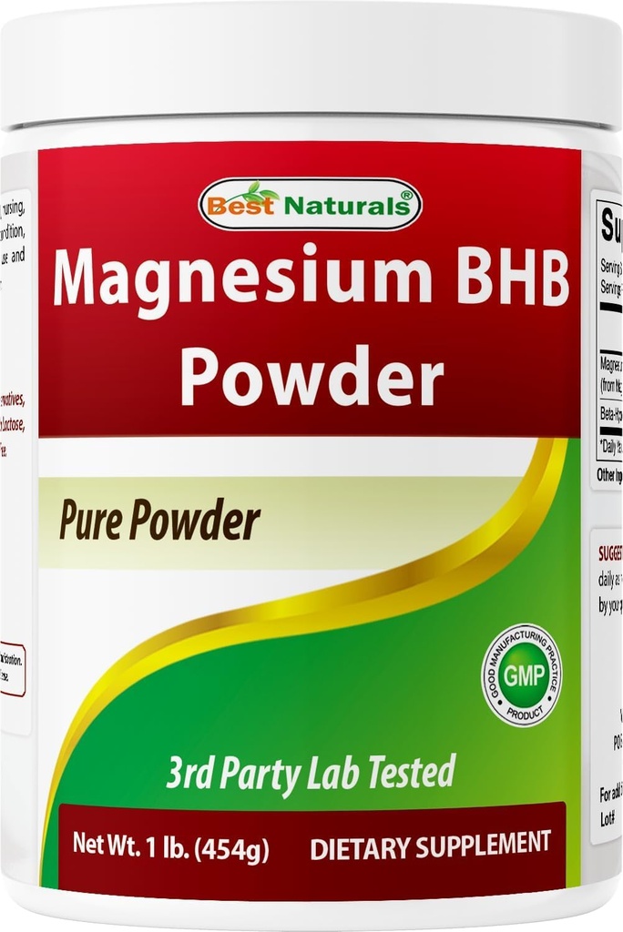 Meilleurs naturels Magnésium BHB poudre 1 Lb