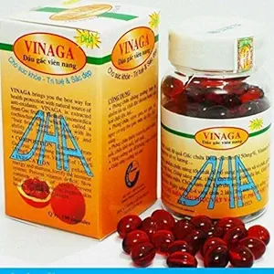 Lot 4 Boîtes - Huile de Gac DHA - Huile de Momordica Cochinensis - Dau Gac 400 Capsules