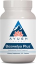 Ayush Herbes Boswelya Plus - Supplément de soutien mixte de la glucosamine Chondroïtine, soutien musculaire curcuma pour les hommes et les femmes, soins articulaires avec Curcumine - 90 capsules végétariennes (1 comte)