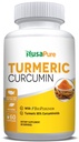 NusaPure Curcumine curmérique 600 mg 60 Capsules Curcuminoides curmérique 95 % Supplément alimentaire