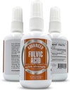 Supplément avancé de pulvérisation liquide à l'acide fulvic et à l'acide humique. 70+ Ionic Organic Vital Minerals & Electrolytes, avantages similaires de Shilajit & gouttes (4 oz, 120 portions)