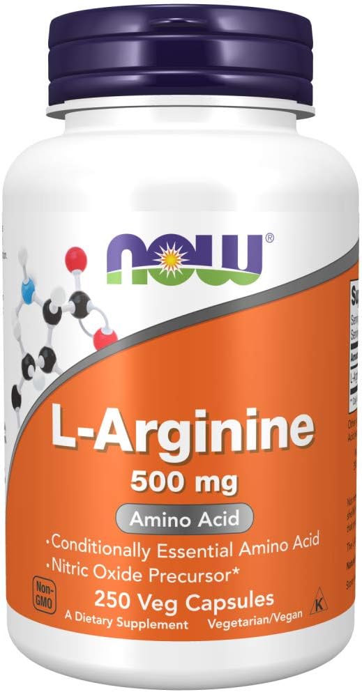 Maintenant Aliments L-Arginine, 500 mg, 250 capsules