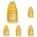 Gingerade curcuma, Ginger Sother de The Ginger People – Santé digestive sans médicament, Arôme curcuma, Jus Turcuma de qualité supérieure, simple - 32 Oz (paquet de 5)