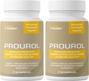 Prourol breveté PROBIOTIC supplément pour la santé urinaire, soutien de la vésicule, amélioration immunitaire, soulagement des mictions fréquentes, santé UTI, ingrédients naturels, soutien sanitaire global quotidien-2 bouteilles - 120 Nombre