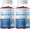 Glucosamine Chondroitin Gommies avec MSM & Elderberry Extra Strength - Soutien articulaire, Supplément de soutien immunitaire antioxydant pour adultes, hommes et femmes.(2 Pack)