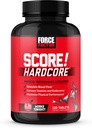 Note du facteur de force ! Supplément de booster d'oxyde nitrique dur pour les hommes avec L-Citrulline, Yohimbe, Black Maca & B vitamines pour augmenter l'endurance, et maximiser la performance physique, 120 comprimés