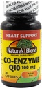 Mélange naturel Coenzyme Q10 100 mg 30 Capsules