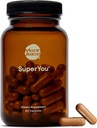 Moon Juice SuperYou Ashwagandha Suppléments avec Rhodiola, Shatavari & Amla - Réducteur Cortisol pour l'énergie, l'humeur, le focus et le stress, végétalien, non OGM et 100% traçable, 60 capsules, 30 portions