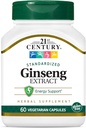Ginseng du 21ème siècle extrait capsules de légumes, 60Conte