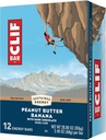 CLIF BAR - Banane au beurre d'arachide au chocolat foncé - Fabriqué avec de l'avoine biologique - Non-OGM - Basé sur une plante - Barres d'énergie - 2,4 oz. (12 Pack)