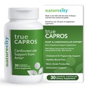 NatureCity True-Capros Amla Fruit Extract Supplement Polyphénol Antioxydant Puissance soutient la santé cardiaque cardiovasculaire (30 Capsules de légumes) Non-OGM Vegan Friendly et sans soja