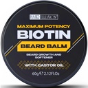 Illusion capillaire MAXIMUM POTENCY BIOTIN Baume à barbe pour la croissance et l'adoucissement de la barbe, noir