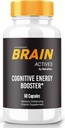 Brain Actives Capsules – Daily Support Formula with a Balanced Blend for Focus, Alertness, and Concentration | Easy-to-Take Pills for Everyday Wellness (60 Capsules)