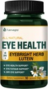 Eye Health Capsules with Eyebright Herb (Euphrasia officinalis), Eye Fatigue & Dry Eye Support Herbal Supplement w/Lutein Blueberry Extract. 90 Count