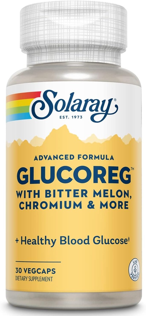 SOLARAY GlucoReg - 30 Capsules