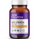 Nouveau chapitre Supplément de calcium - Onglets minces de résistance aux os Calcium biologique avec magnésium, vitamine D3+K2, 70+ minéraux traces pour la santé des os, sans gluten, facile à avaler - 120 ct
