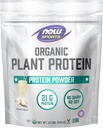MAINTENANT Protéines végétales organiques de sport, vanille, poudre végétalienne, 1 lb.