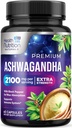 Ashwagandha Supplements - 2100mg Ashwagandha Capsule for Women & Men, Natural Antioxidant Support, Ashwa Root Extract, Extra Strength Calm Support with Black Pepper, Vegan & Gluten Free - 60 Capsules