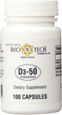 BioTech Pharmacal - D3-50 (50 000 UI) - 100 capsules (FFP)