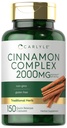 Carlyle Ceylan Cinnamon Complex avec Gymnema et Mulberry , 150 Capsules , Supplément sans gluten