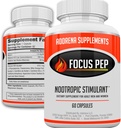 Focus Pep- Over The Counter Stimulants to Speed Up Naturellement.Study Alternative and Best Energy Suppléments for Nootropic Cerveau Boosting, 60 pilules