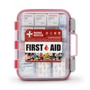 RHINO RESCUE 371 pièces Trousse de premiers soins polyvalente OSHA, fournitures médicales professionnelles de maison et de bureau, idéales pour les urgences, les écoles et les affaires