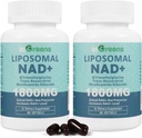 NAD liposomique+ Supplément 1800 mg avec le riboside de la nicotinamide, le résvératrol trans, la triméthylglycine,Remplace le NMN, Boost NAD+, la défense du vieillissement, l'énergie cellulaire, 120 Softgels